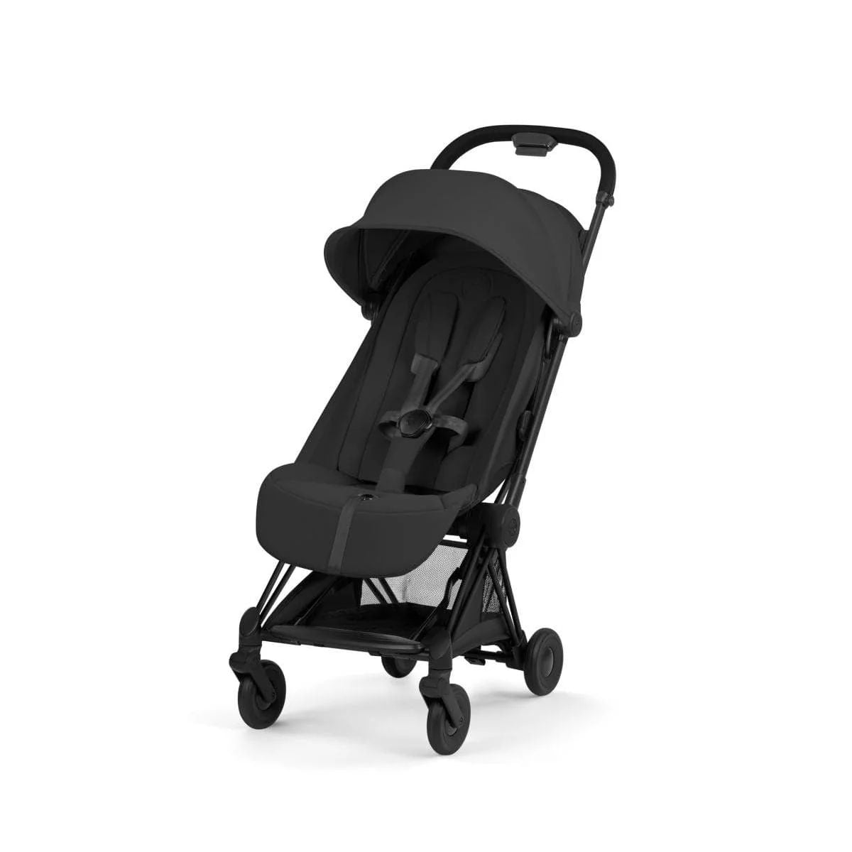 Cybex Coya Stroller (2026) - Style Collection - Matte Black Frame / Sepia Black Lux Seat - Ergonomic Near Lie-Flat Recline